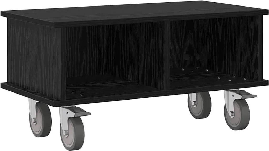 Supporto TV SYFAX 68,5x35 cm Rovere Nero | Robusto e Facile da Montare