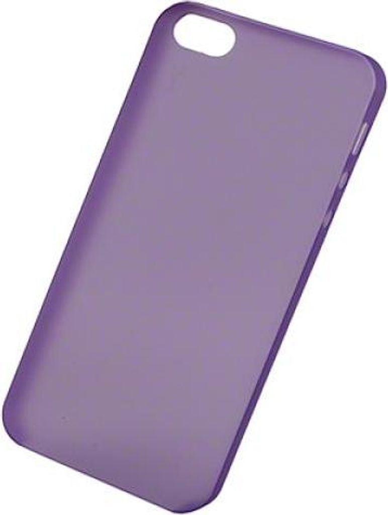 Frost Cover ultra Dünn für Apple iPhone 4/4S lila/transparent