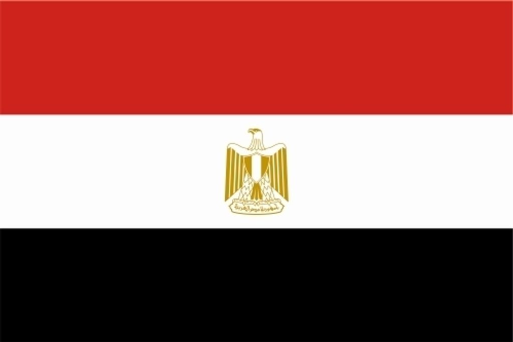 Kiwistar - Autoaufkleber Sticker Fahne Flagge Aufkleber 15cm Ägypten laminiert
