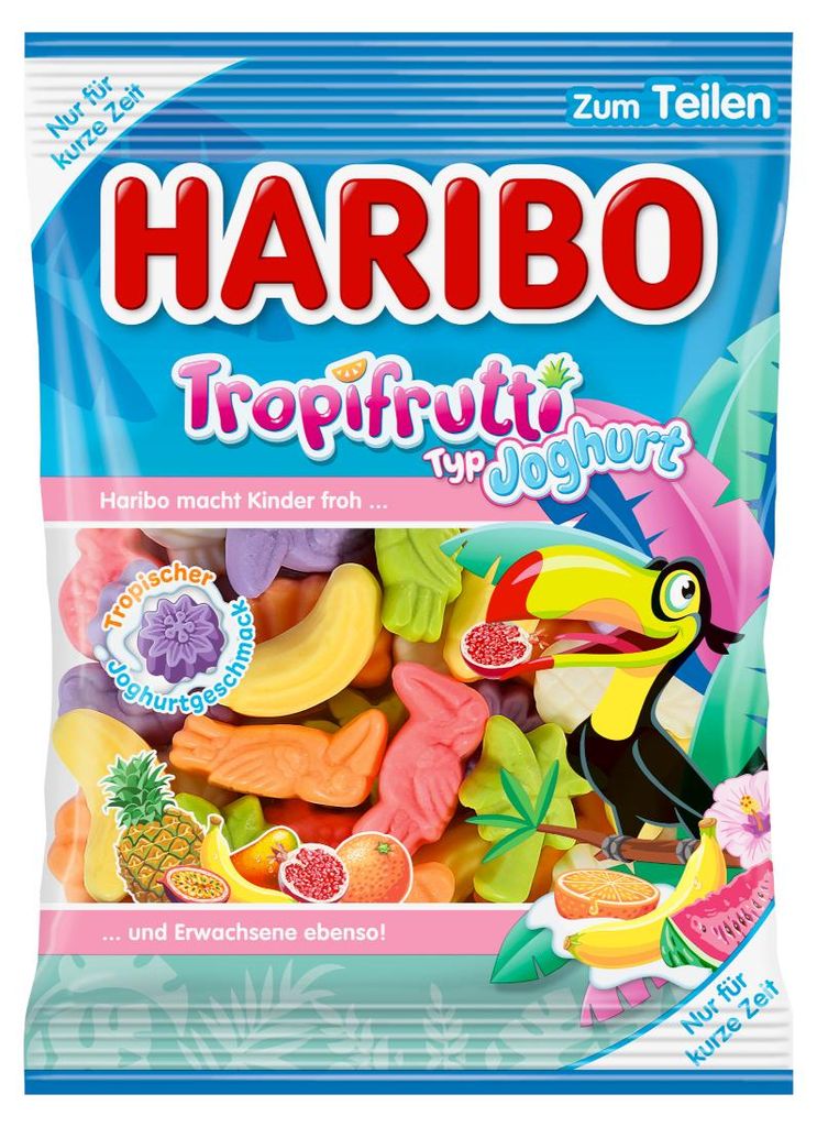 Haribo Tropifrutti typ jogurtu lahodná variace sáček 160g Obrázek produktu 