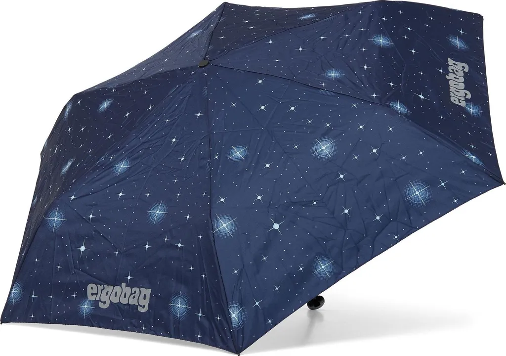 Ergobag Ombrello Tascabile per Bambini 21cm - Leggero e Antivento