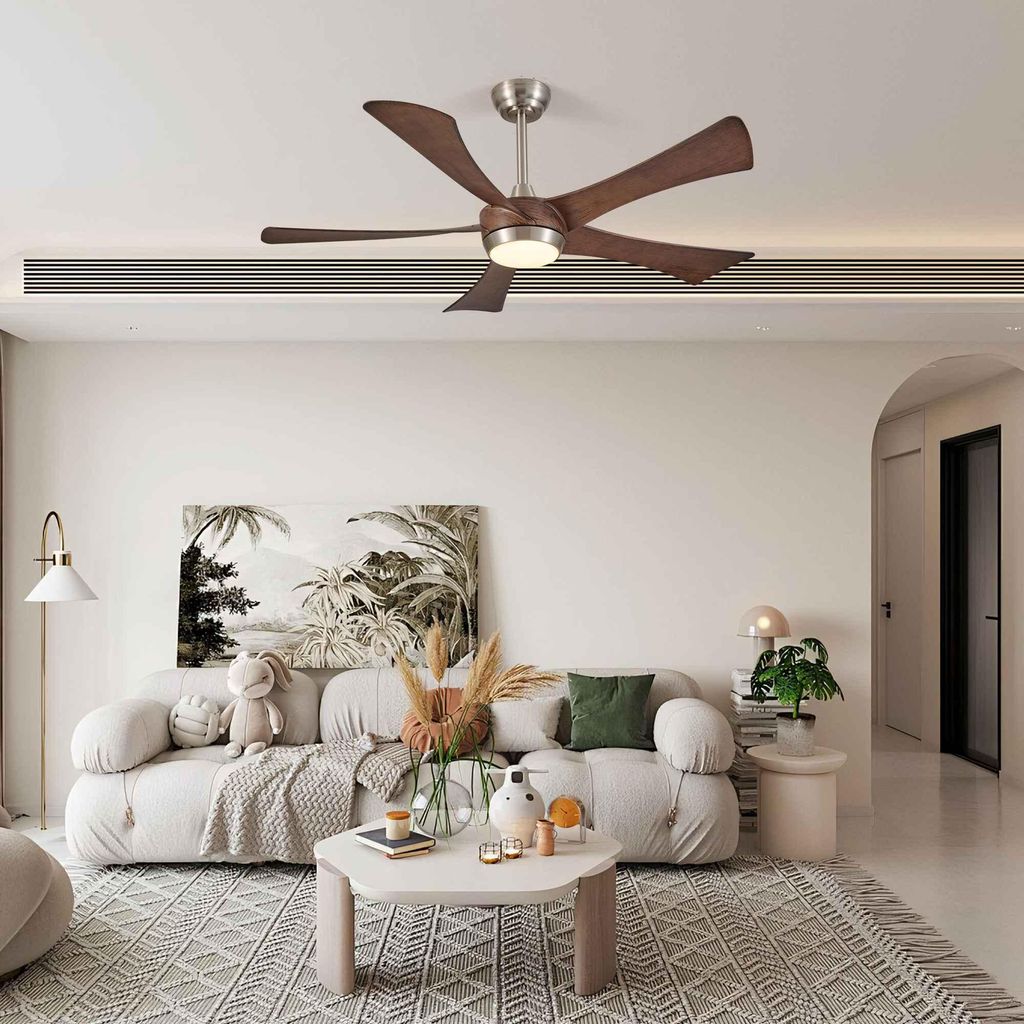 Stropný ventilátor AIORBER LED so svetlom, 132 cm, s Obrázok produktu 