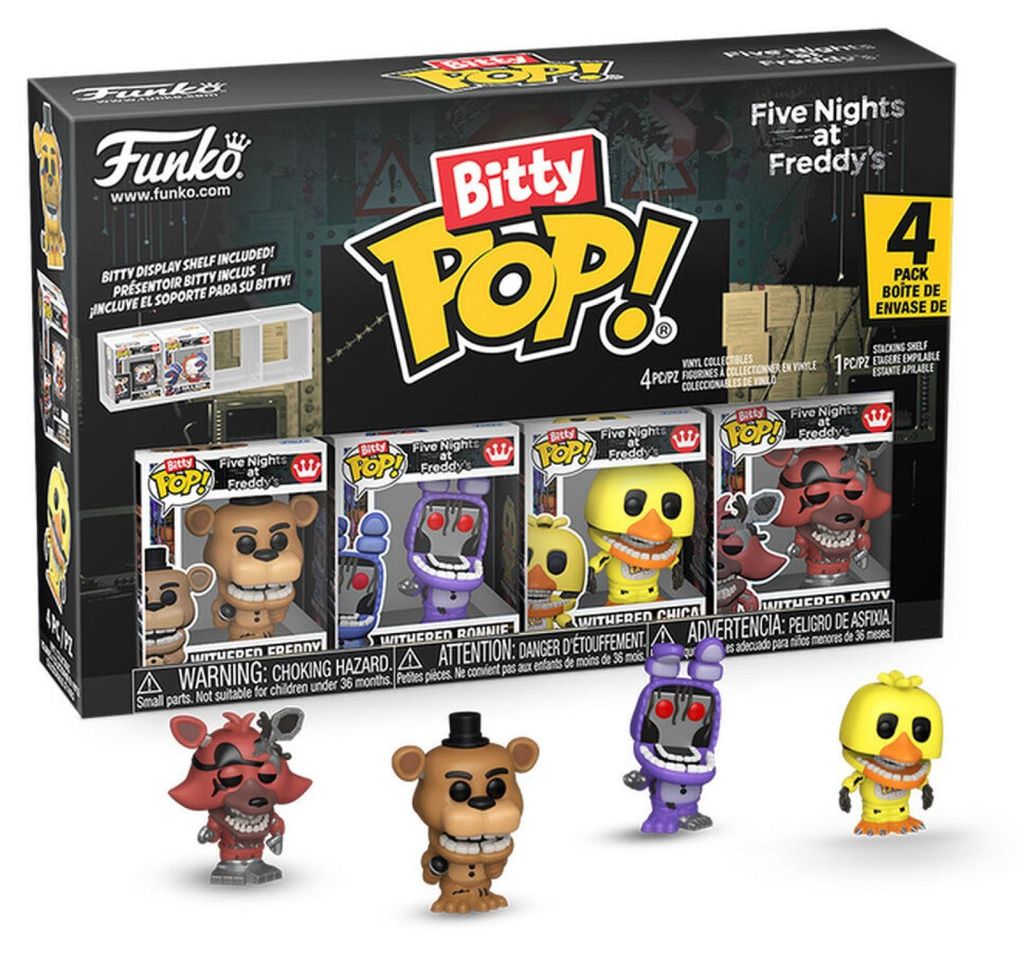 Confezione da 4 figurine Bitty POP Five Nights at Freddy’s Immagine del prodotto 