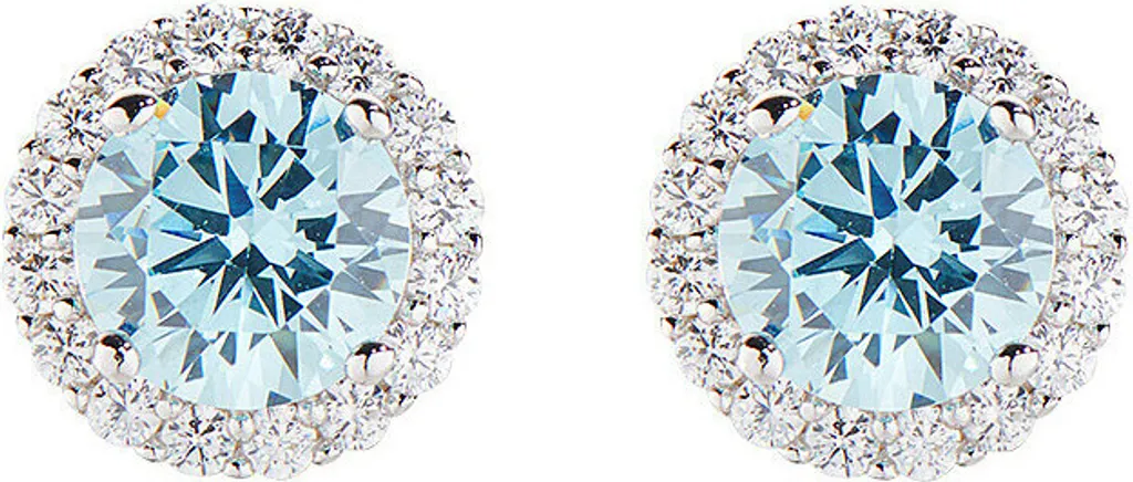 Orecchini a bottone Collezione Argento Amen Diamante - donna - 1