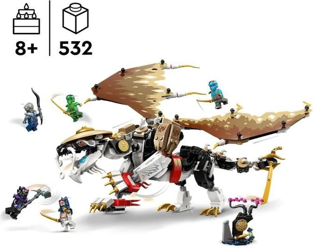 LEGO Ninjago 71809 Egalt le Maître Dragon - Set de Construction Ninja - 23