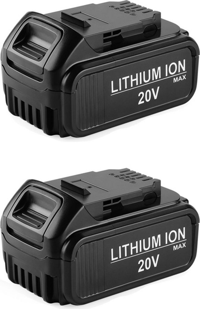 (2 Stück) 20V 6000mAh Lithium-Ionen Ersatzakku für DeWalt 18V DCB184 DCB200 DCB182 DCB180 DCB181 DCB182 DCB201 DCB206 L50