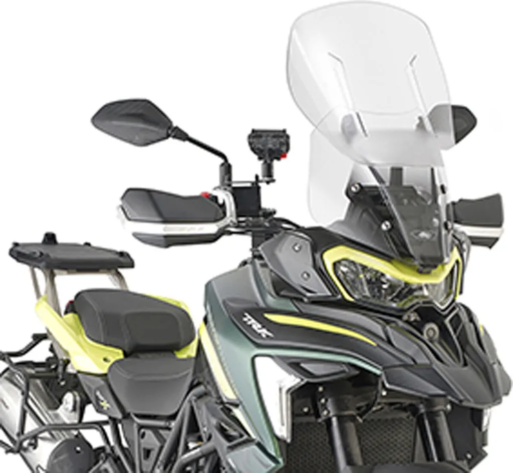 Pare-brise coulissant transparent voyage moto pour longue distance