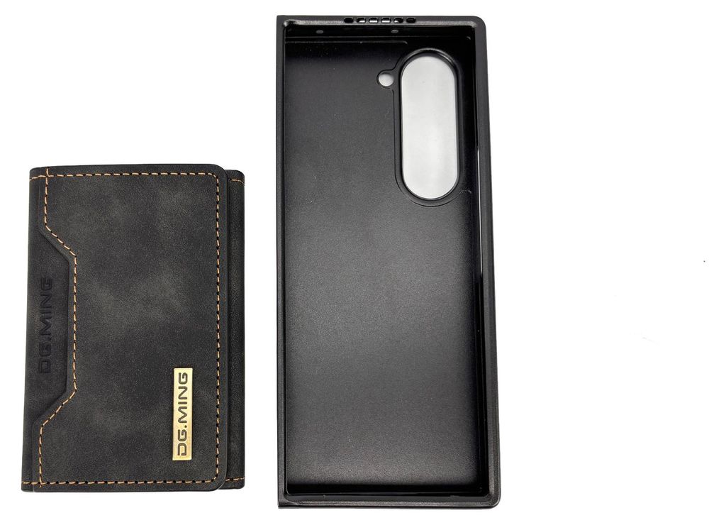 INF RFID Schutzhülle für Samsung Fold 3, Leder Brieftasche Etui Samsung Galaxy Z Fold 6