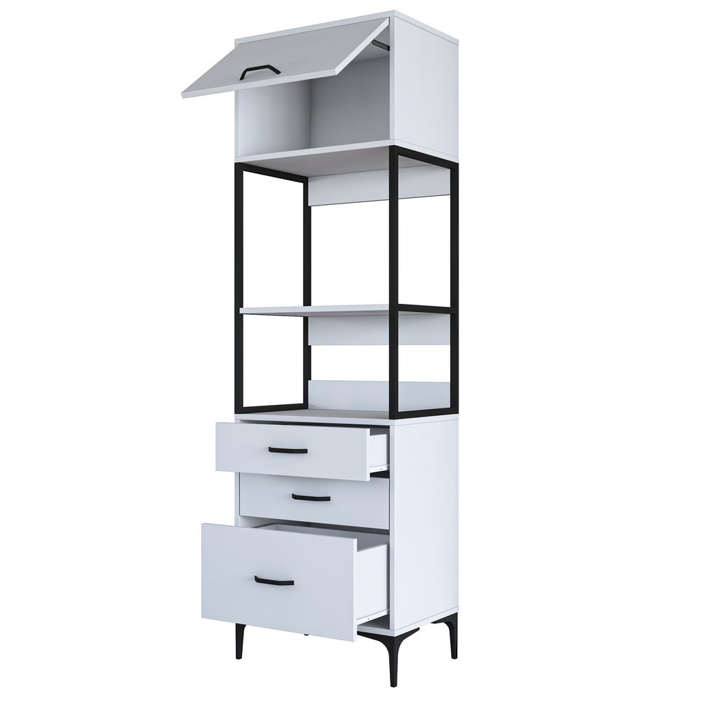 Skye Decor, JE135 - 3101, Weiß, Mehrzweckschrank, 60 x Produktbild 11