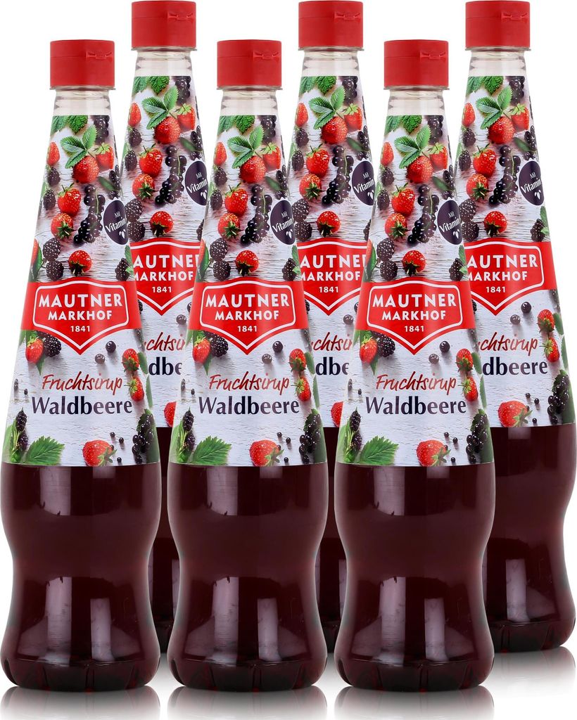 Mautner Getränkesirup Waldbeere 0,7L - Softdrink, Cocktails Produktbild 