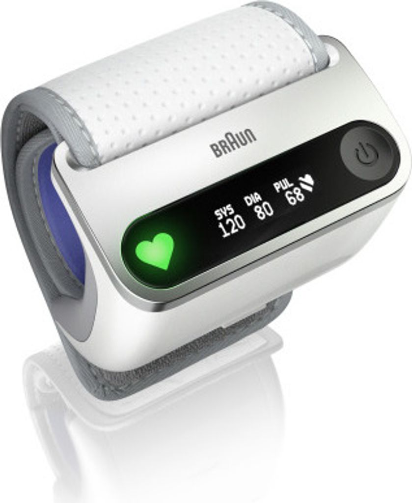 Braun iCheck 7, Nadgarstek, Automatyczny, Biały, LED, 1 Zdjęcie produktu 