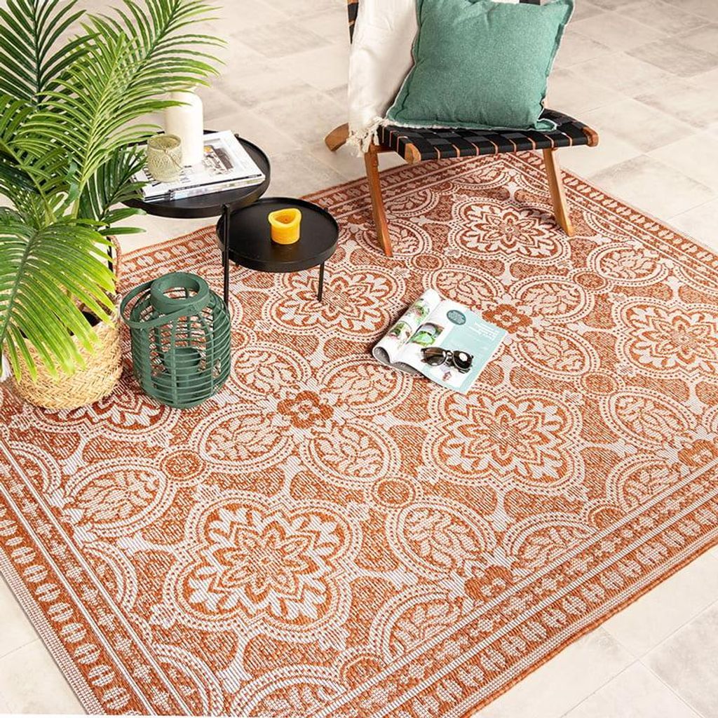 Volero - Tapis d'extérieur - Summer Oriental Terracotta - Image du produit 