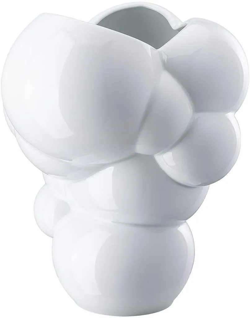 Vase Rosenthal Skum Weiss 26 cm : l'objet déco chic pour intérieur terne
