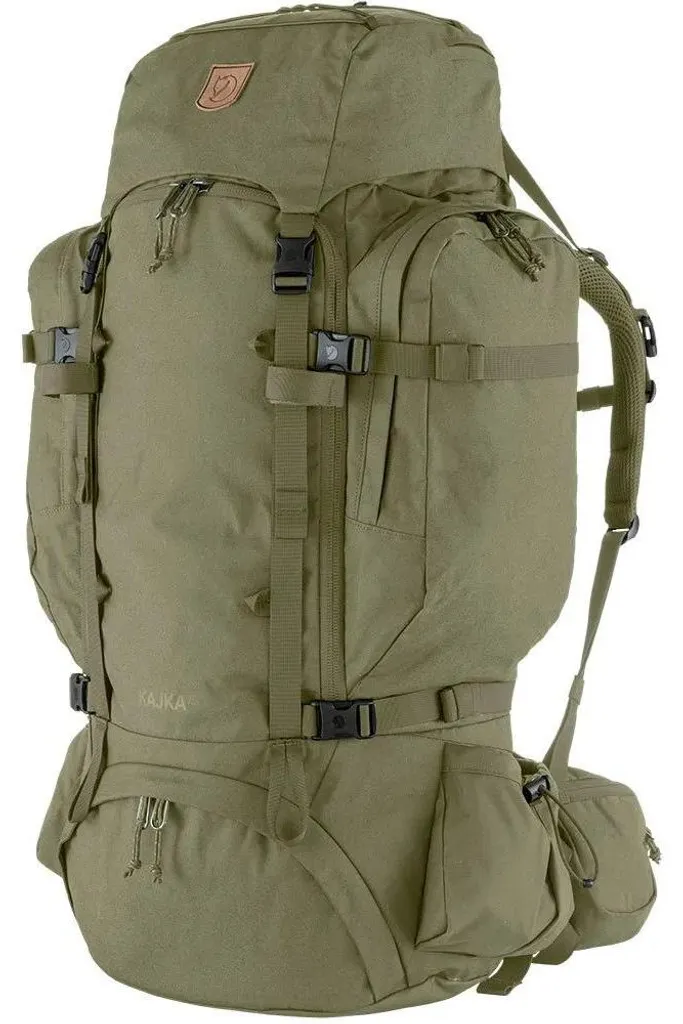 Sac de marche Fjällräven Kajka 65 S/M avec cadre bois durable Vert