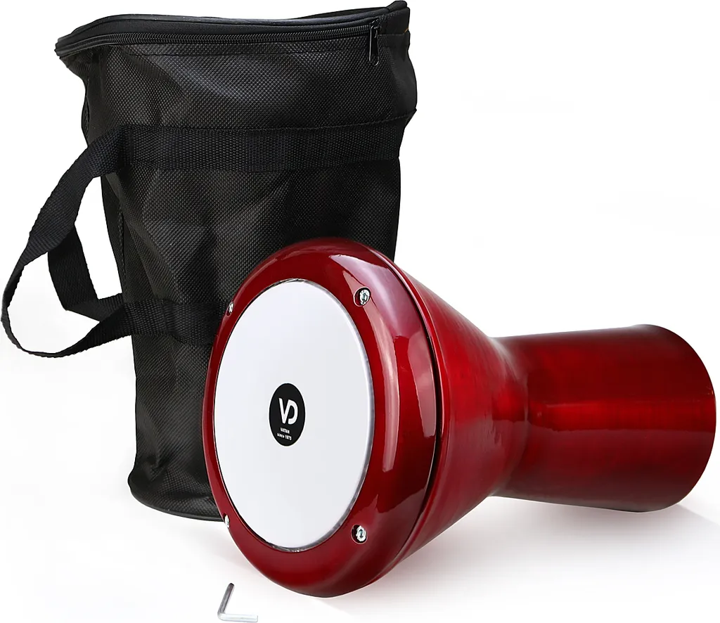Darbouka en aluminium effet nacre, percussion orientale pour enfant