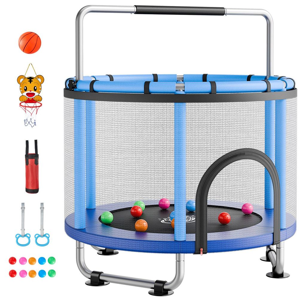 SucceBuy Mini-Trampolin für Kinder mit Haltegriff und Produktbild 