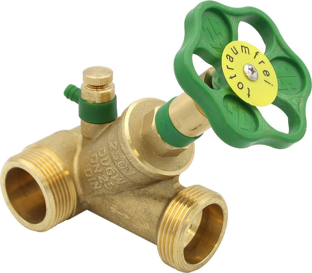 Abzweig T-Ventil KFR nicht steigende Spindel DN25