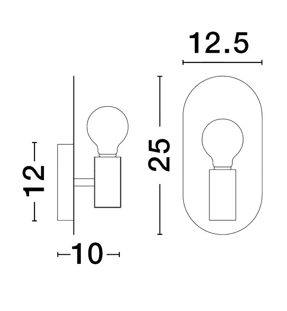 Applique murale LED design ROYAL Nova Luce pour éclairage intérieur Chic