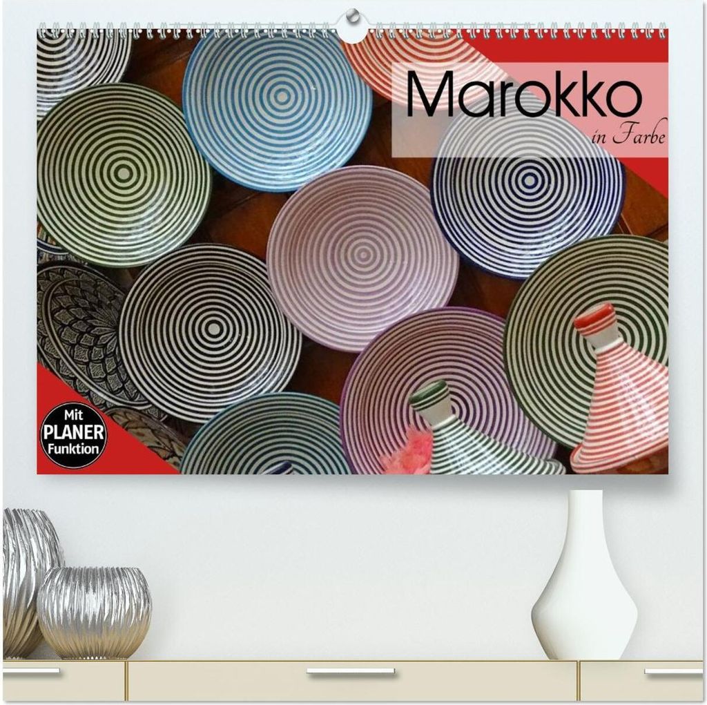 Marokko in Farbe (hochwertiger Premium Wandkalender 2026 DIN A2 quer), Kunstdruck in Hochglanz