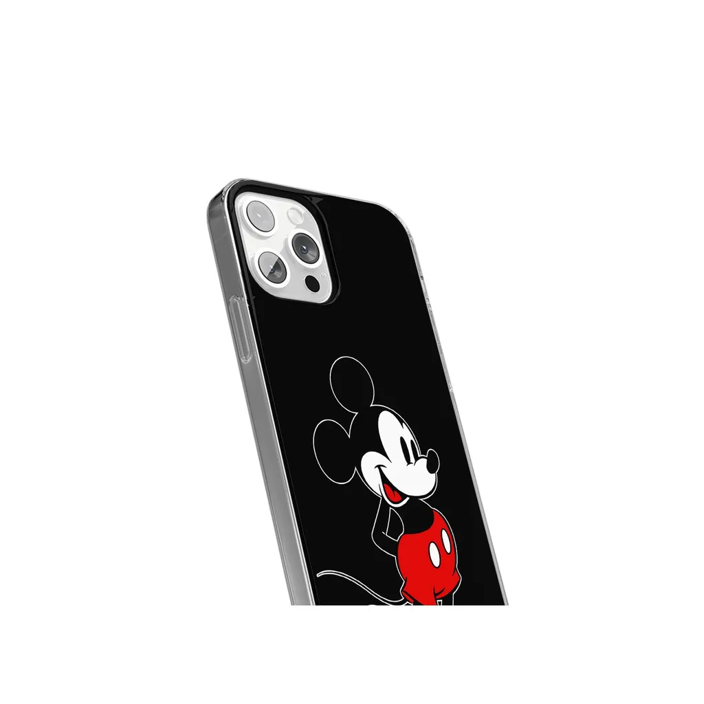 Custodia Mickey 027 Disney per Google Pixel 7 Nero | Cover Originale TPU - 3