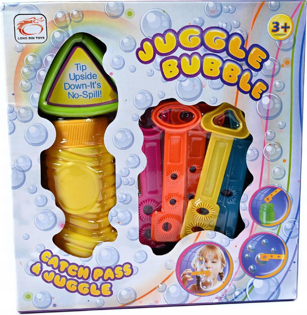 Seifenblasen Set XXL Riesenseifenblasen mit Flüssigkeit & 5 Stäben für Kinder Garten