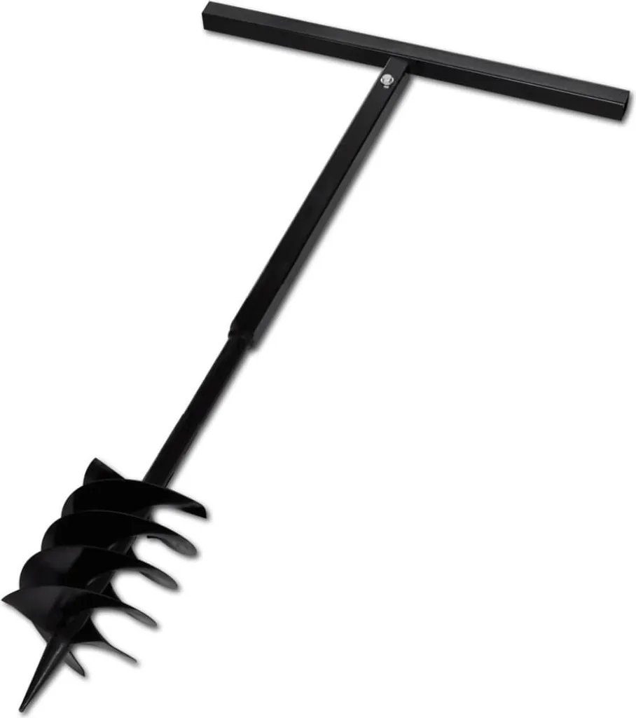 Trivella Manuale Economica 180mm Doppia Elica Nero | Offerta