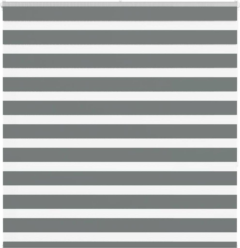 "2026 Promotion" Doppelrollo - Außenrollo - Dunkelgrau 140x150 cm Stoffbreite 135,9 cm Polyester - Rollos CC24306