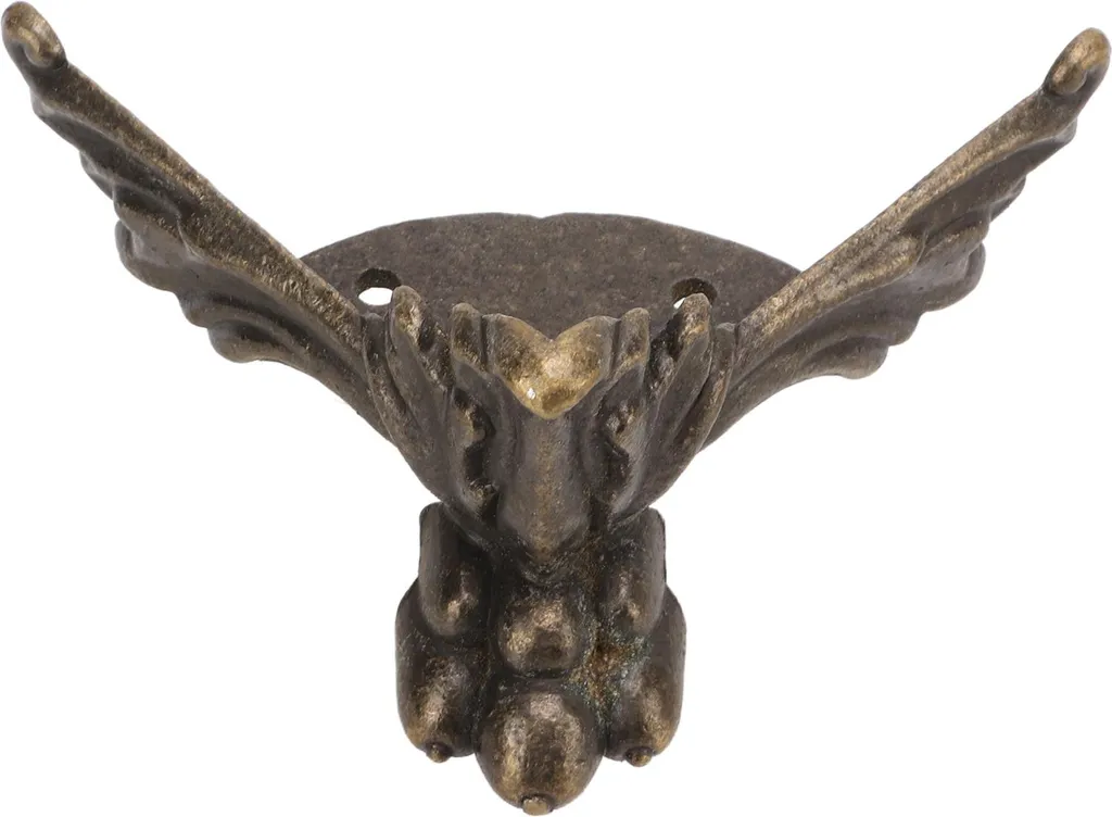Piedini Vintage a Pipistrello in Legno per Mobili Chic - 4 Pezzi - 7