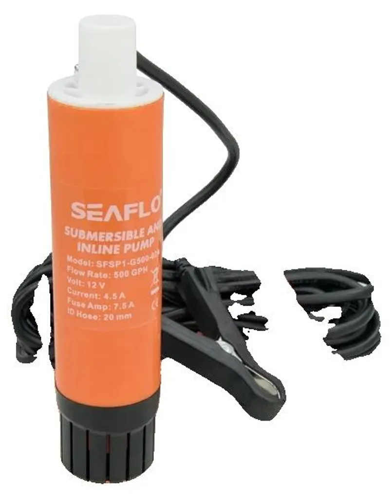 Pompe de cale submersible silencieuse - Pompe à eau polyvalente 12V