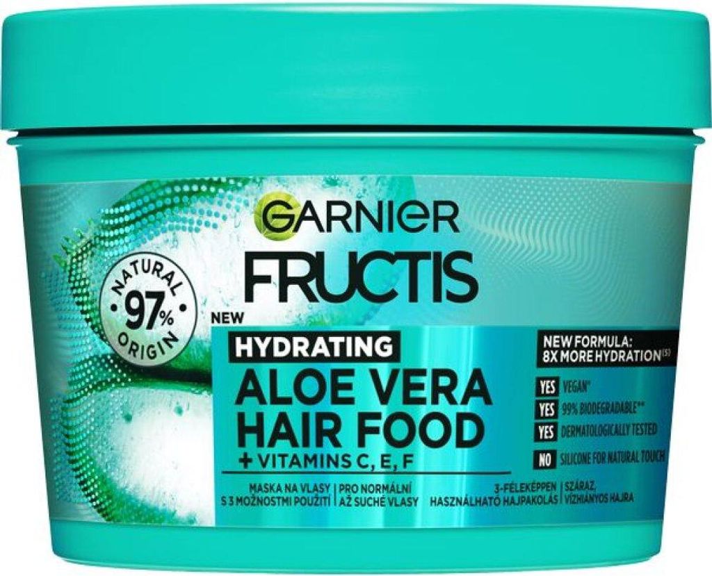 Fructis Hair Food Aloe Vera Hydrating Mask - Garnier - 400ml