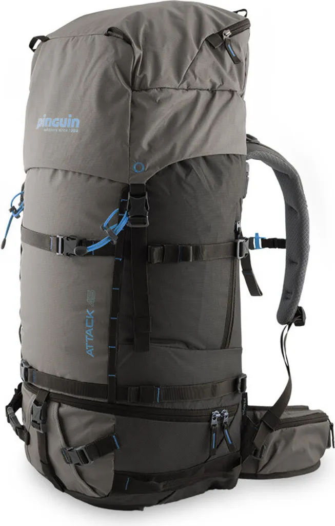 Sac Pinguin Attack 45 Noir pour alpinisme et expéditions en montagne