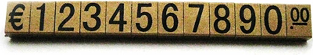 Set Steckpreisschilder Preisauszeichnung Preisschilder 8mm Produktbild 
