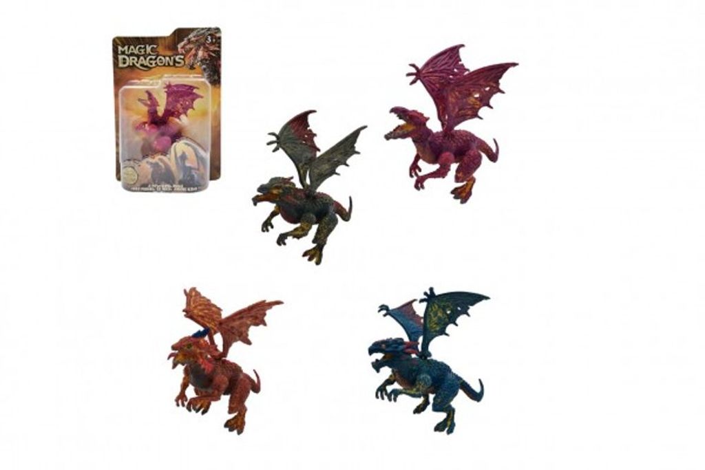 Drak/Dráček plast 12cm 6 druhů