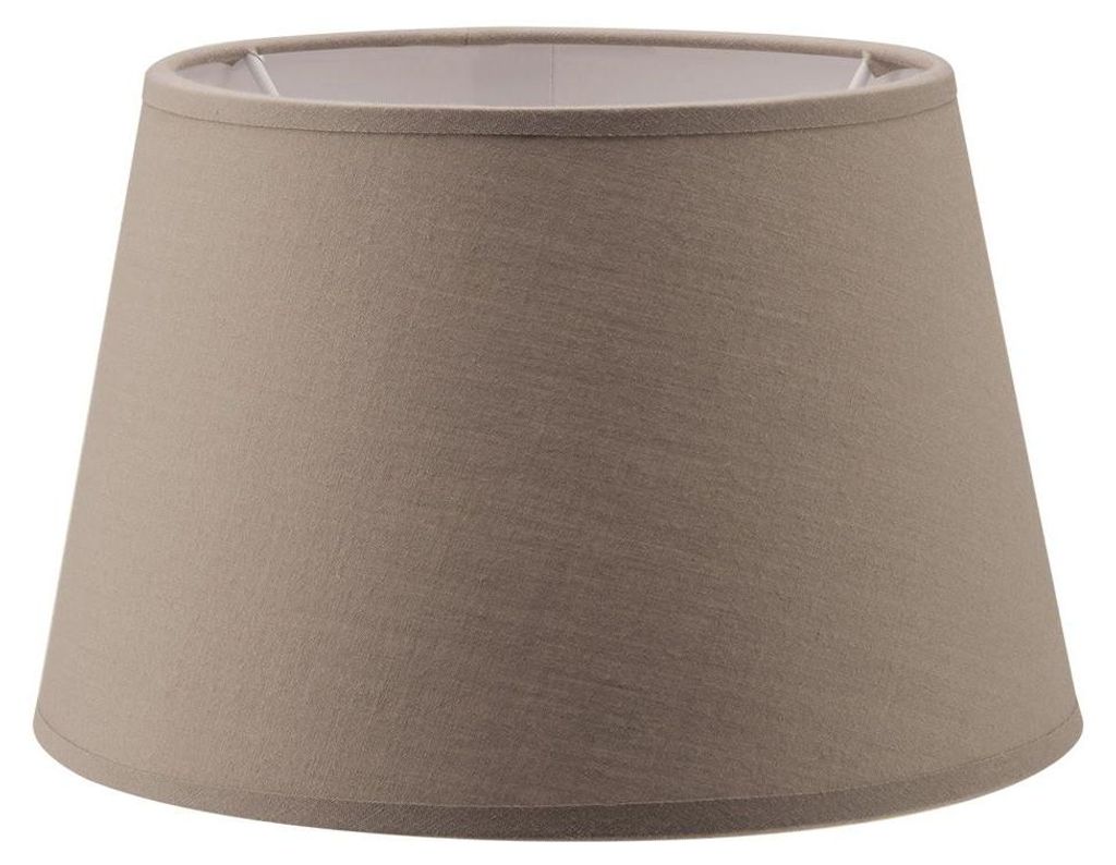 Home Sweet Home Stoff Lampenschirm Taupe - 20 x 15 x 13 cm Produktbild 