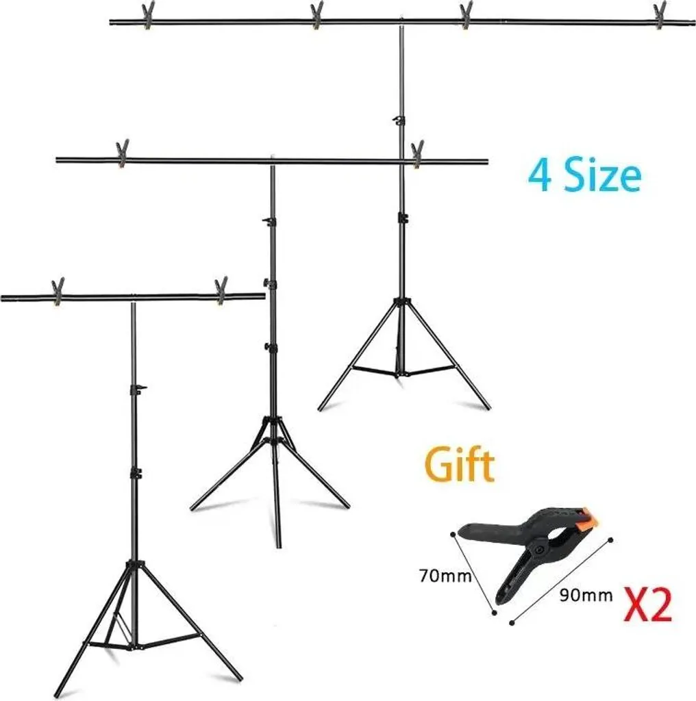 Support d'arrière-plan pour vidéo et photo, montage facile 200x260cm