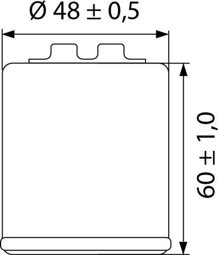 Hi-Q Ölfilter Patrone OF183 für Piaggio/Vespa/Aprilia - Erstausrüsterqualität