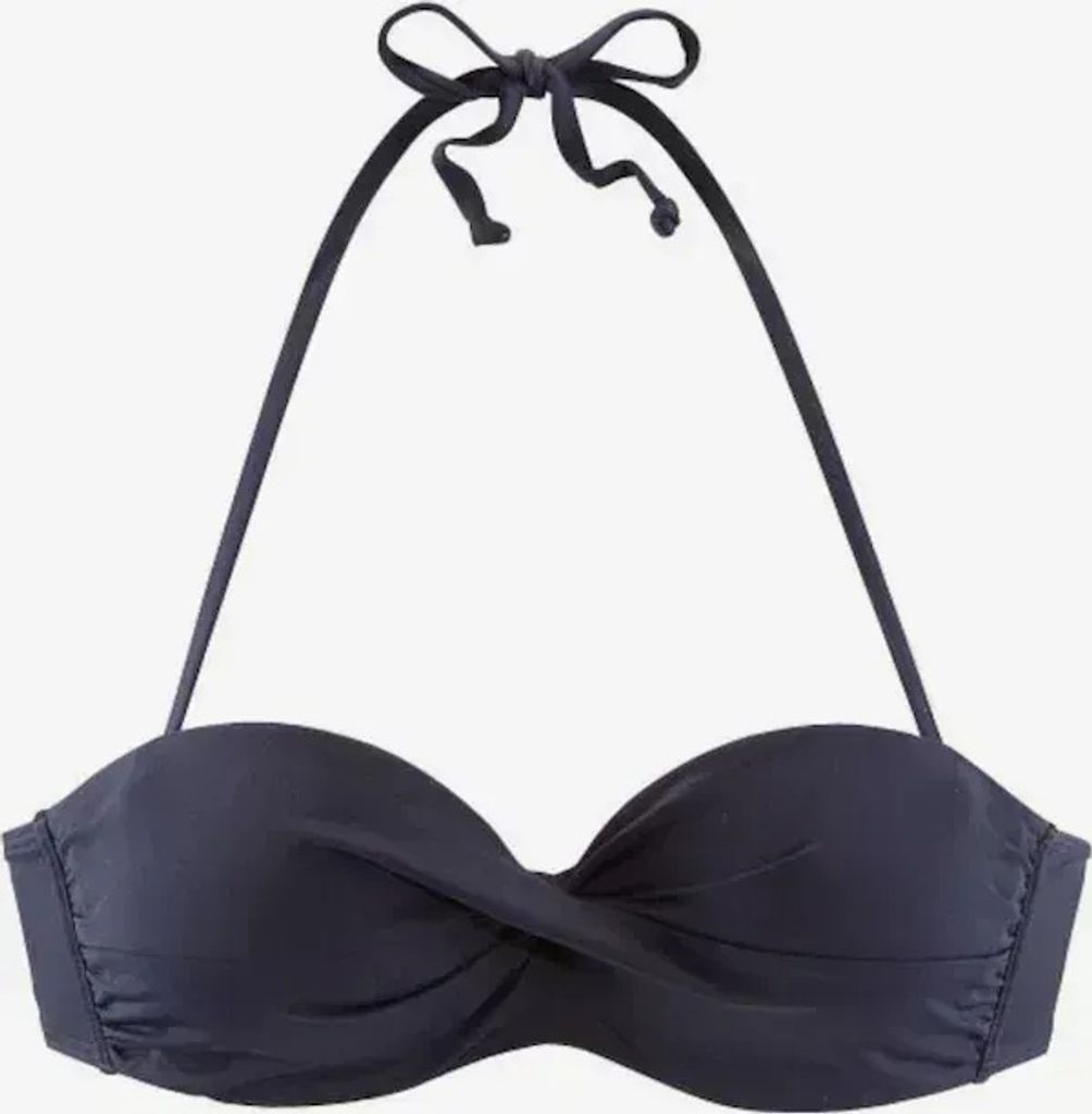 s.Oliver Bandeau-Bikini-Top Spain marine Größe 38 Cup C
