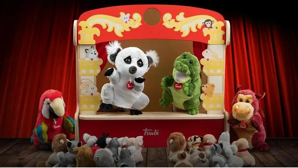 Marionnette à Main Lapin Virgil en Peluche Douce pour Éveil Bébé Trudi - 5