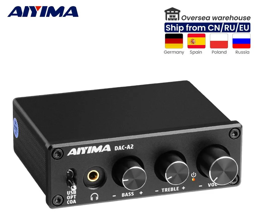 Ampli DAC Portable 24 bits/96 kHz Haute Résolution Noir - Format Mini - 2
