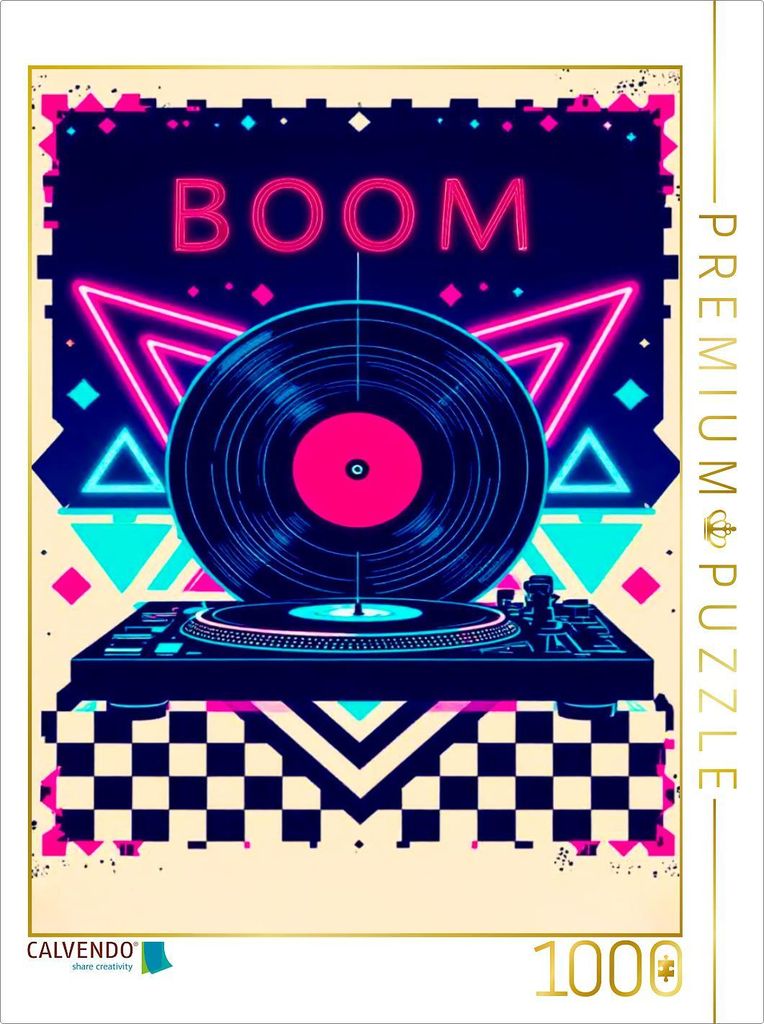 CALVENDO Puzzle Boom Box Beat | 1000 Teile Lege-Größe 64x48cm Foto-Puzzle für glückliche Stunden