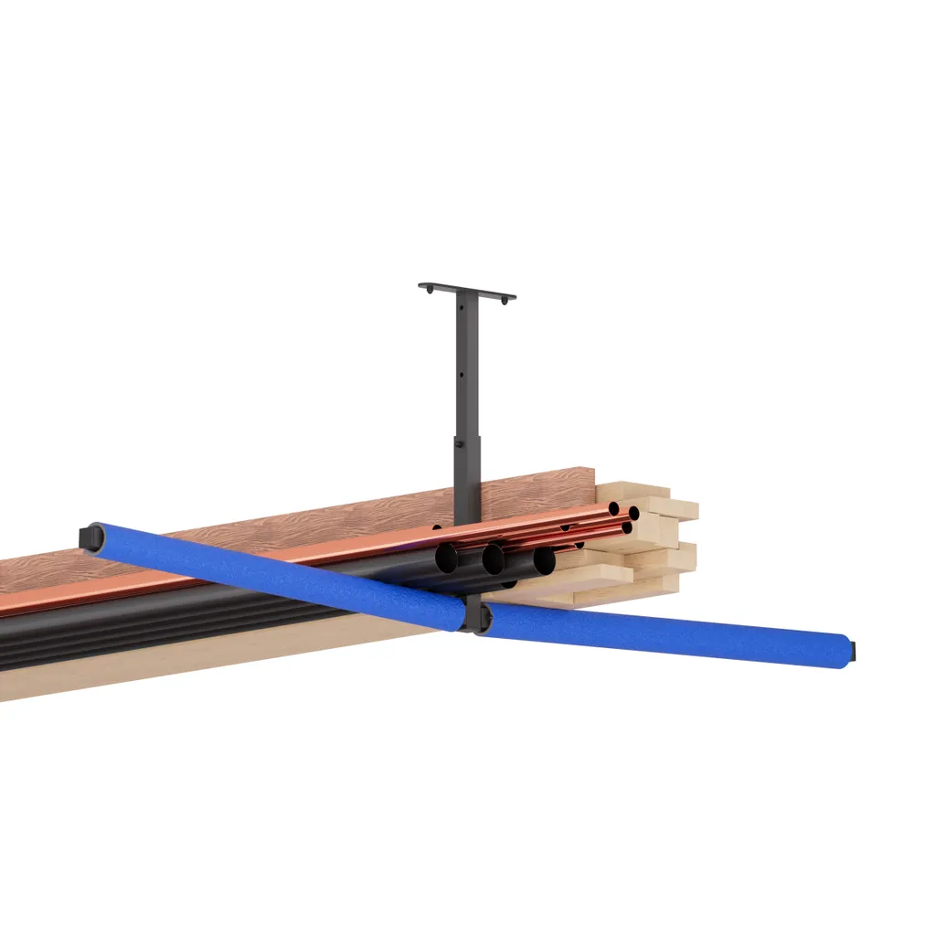 Scaffale pensile per montaggio a soffitto scala kayak tavola da surf stoccaggio attrezzi - 2 pz. 10315