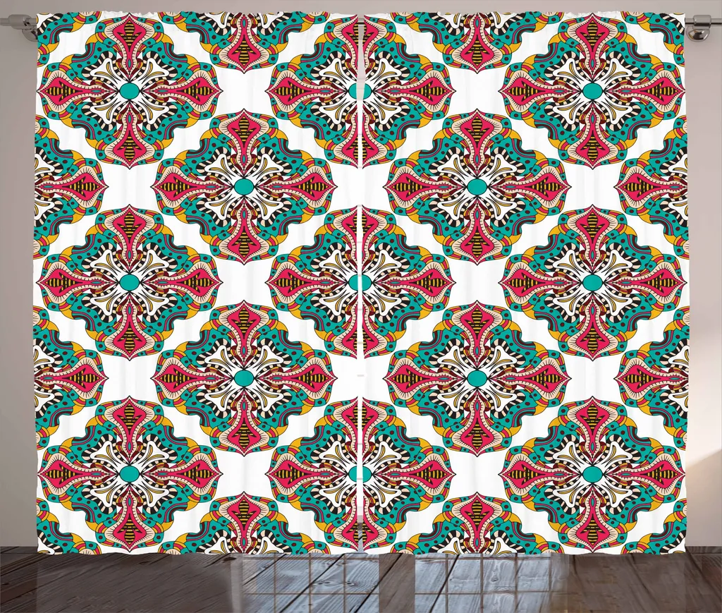 Tenda Rustica ABAKUHAUS 280x175 cm - Arte Esotica per Finestre