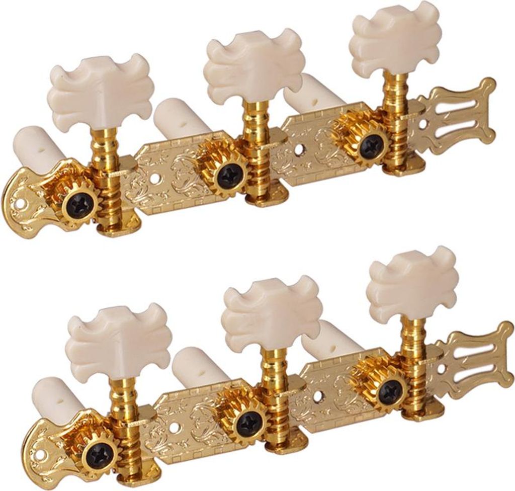 1 Paar goldene Stimmwirbel für Gitarren, klassische Produktbild 