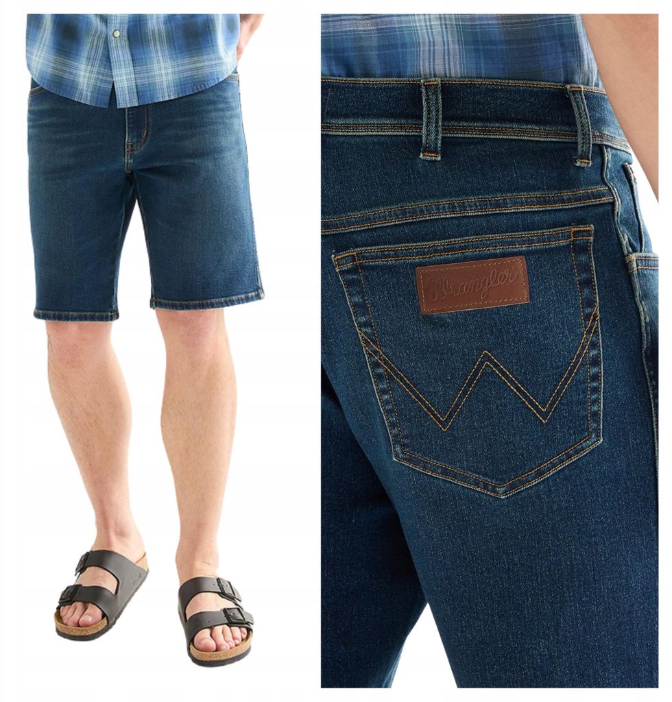 WRANGLER | Texas Shorts Herrenjeans Blau Oliver W33