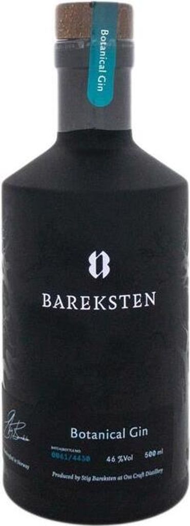 Bareksten Botanical Gin 500ml 46% Vol. Produktbild 