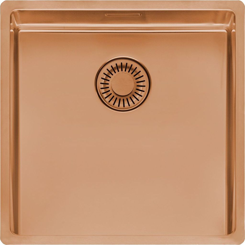 REGINOX R38727 Spüle NEW YORK 40X40 Comfort Copper II ab Schrankbreite 50 cm / Flächenbündig / Flacheinbau / Unterbau