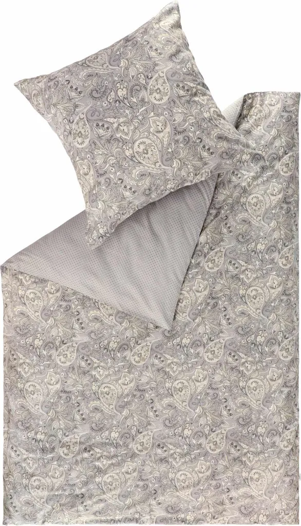 Set Letto ESPRIT SALMLO Grigio 140x200 - Cotone Premium per il Relax