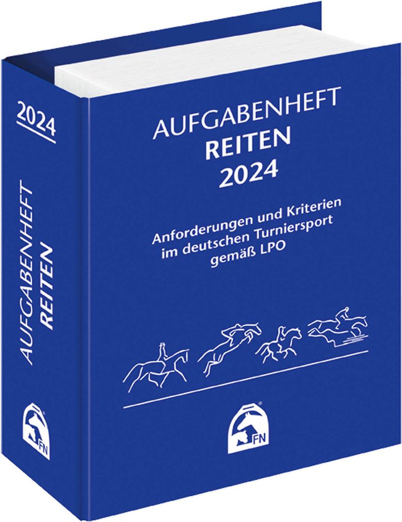 Waldhausen FN Verlag Aufgabenheft Reiten 2024 nationale Produktbild 