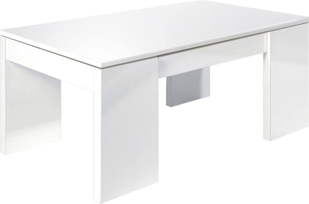 Dmor Malibu Couchtisch 100x43x50h cm Weiß