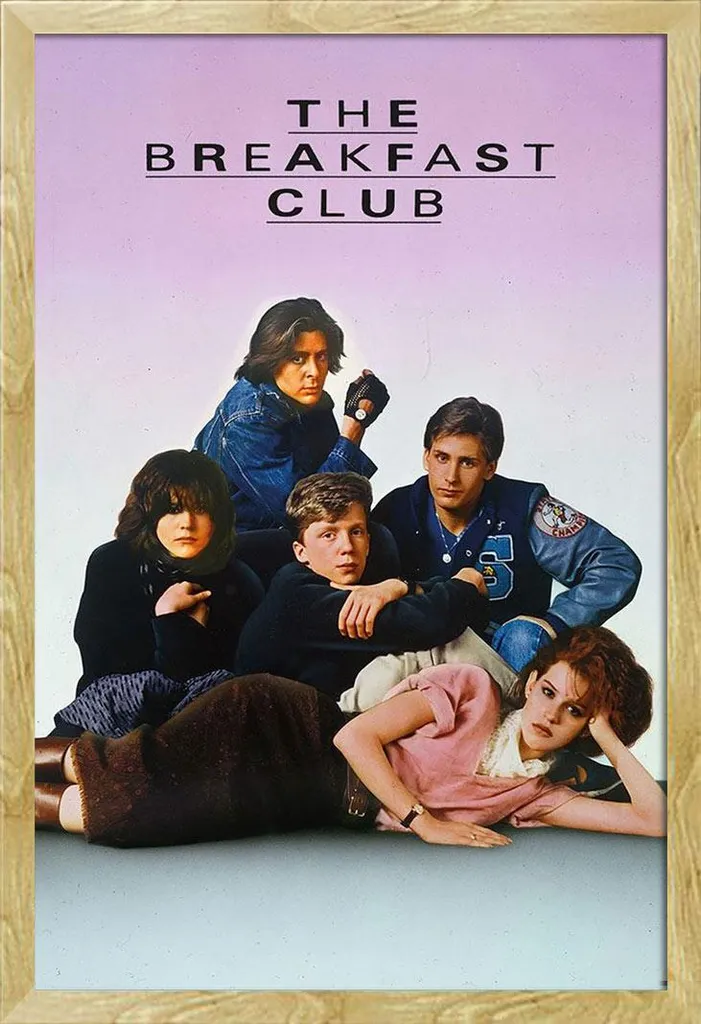 Locandina Originale The Breakfast Club 61x91 con Cornice Shinsuke